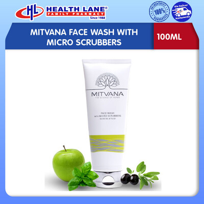 MITVANA FACE WASH WITH MICRO SCRUBBERS (100ML)